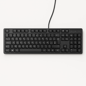 Clavier Filaire USB – Azerty/ QWERTY Compatible PC et Ordinateur Portable